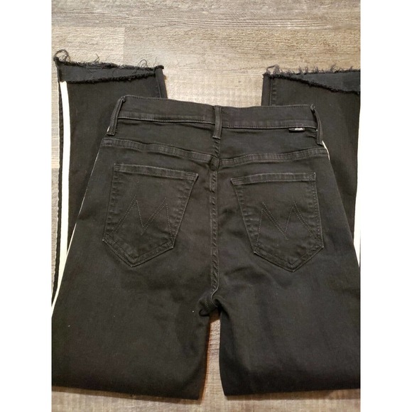 MOTHER Denim Insider Crop Step Fray Guilty Racer Sz 25 Celebrity Worn (a - Picture 8 of 9